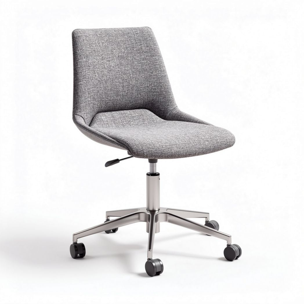 Fabric office chair with ergonomic design and adjustable height 45 x 55 x 85cm